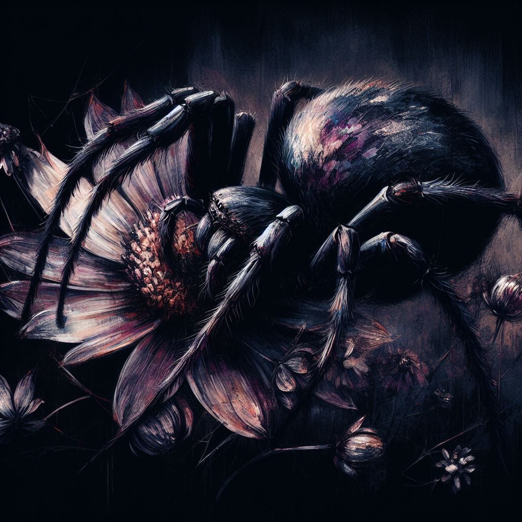 Art numérique Araignée 2